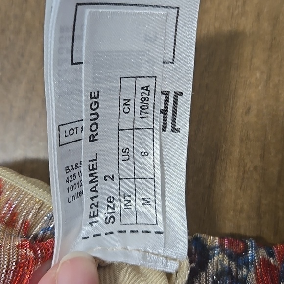 Ba&sh-NWT-Amelia Robe Wrap Red Rouge Dress-Size 2(please check measurements) - Picture 12 of 17